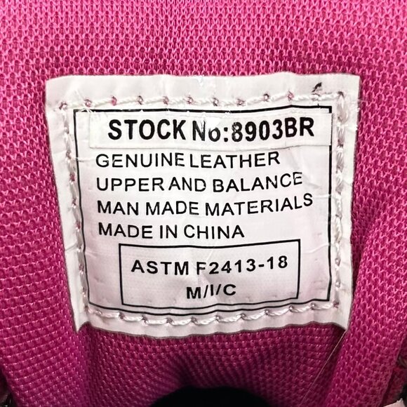 AdTec NWOB Women's Brown Waterproof Leather Cap Toe Work Boots Size 7 - Picture 11 of 12